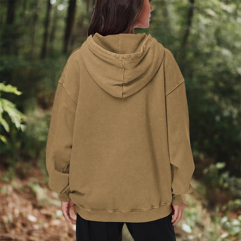 WorldNorse Viking Helm Of Awe Print Verwaschener Kapuzenpullover - image 32