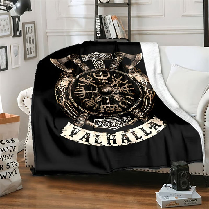WorldNorse Wikinger Axt Vegvisir Decke