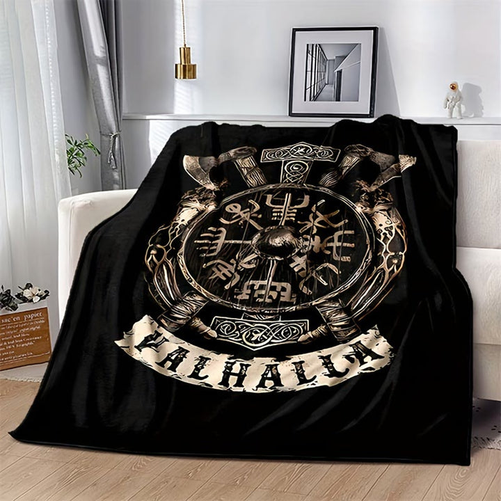 WorldNorse Wikinger Axt Vegvisir Decke