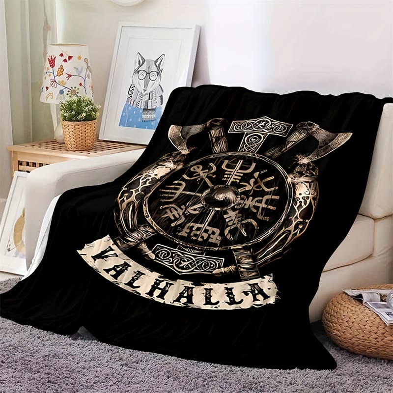 WorldNorse Wikinger Axt Vegvisir Decke
