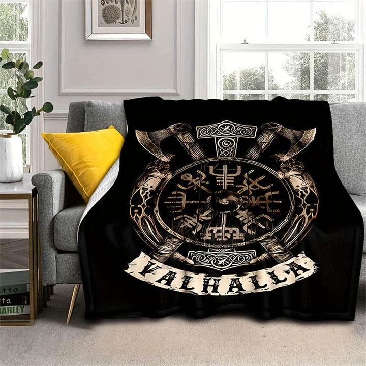 WorldNorse Wikinger Axt Vegvisir Decke