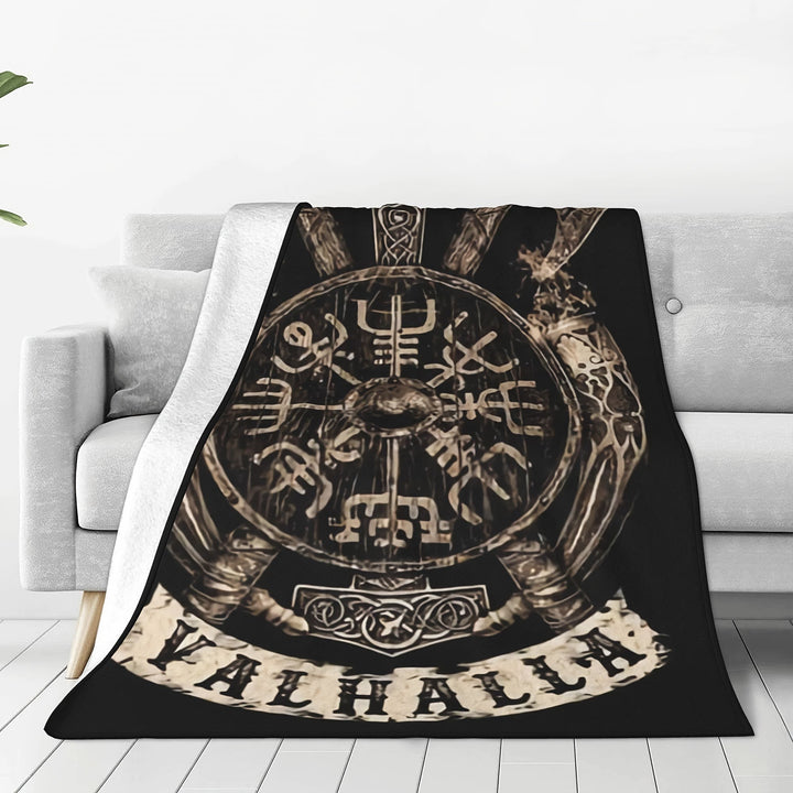 WorldNorse Wikinger Axt Vegvisir Decke
