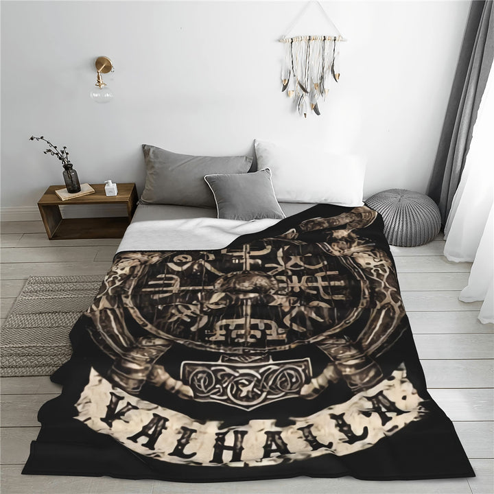 WorldNorse Wikinger Axt Vegvisir Decke