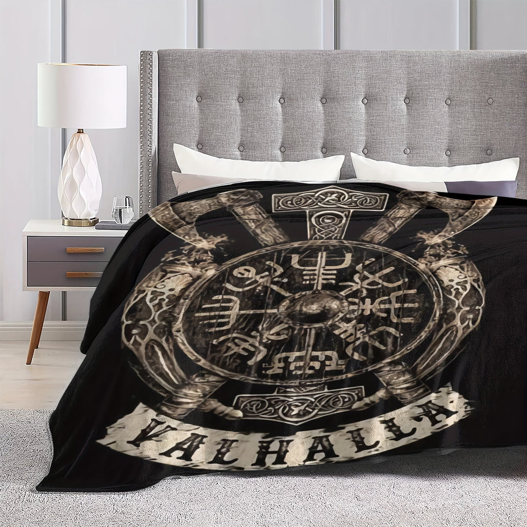 WorldNorse Wikinger Axt Vegvisir Decke