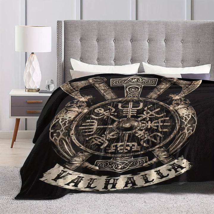 WorldNorse Wikinger Axt Vegvisir Decke