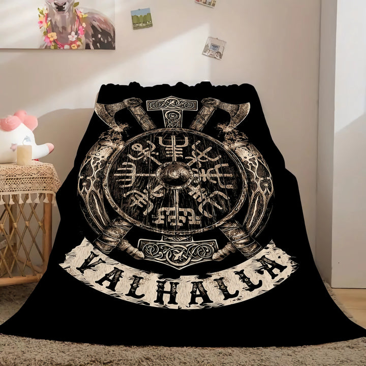 WorldNorse Wikinger Axt Vegvisir Decke