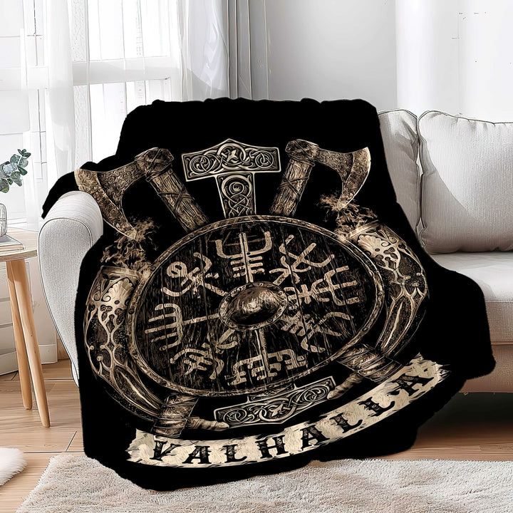 WorldNorse Wikinger Axt Vegvisir Decke