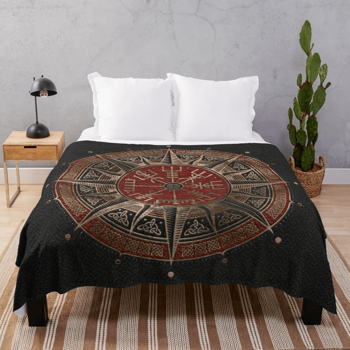 WorldNorse Wolves Vegvisir Decke - image 9