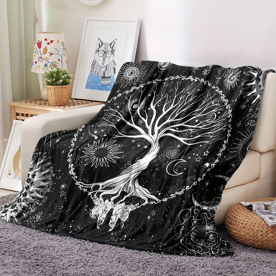 WorldNorse Decke mit Lebensbaum - Yggdrasil - 264x228cm - image 4