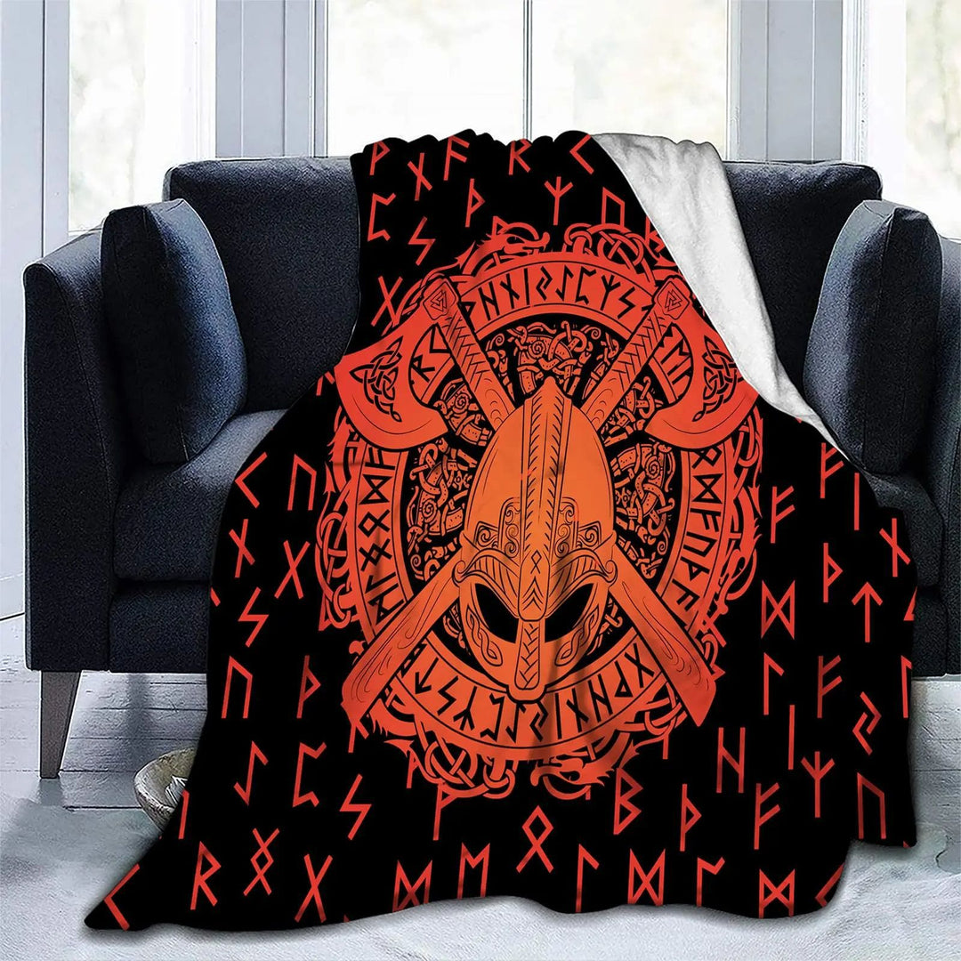 WorldNordische Wikinger-Kriegerdecke - Rune - 264x228cm - image 7