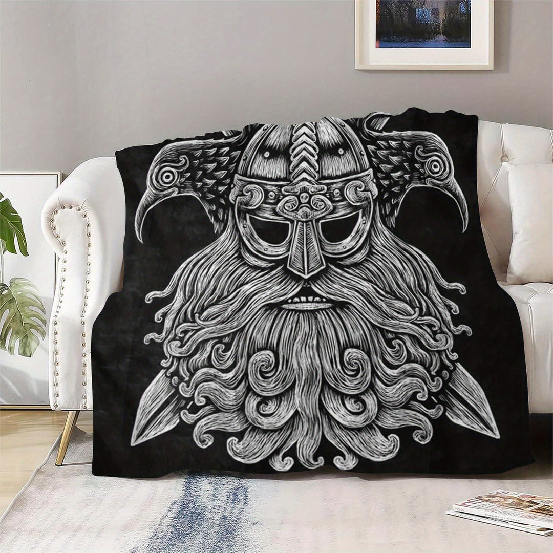 WorldNordische Wikinger-Kriegerdecke - Krieger - 264x228cm - image 0