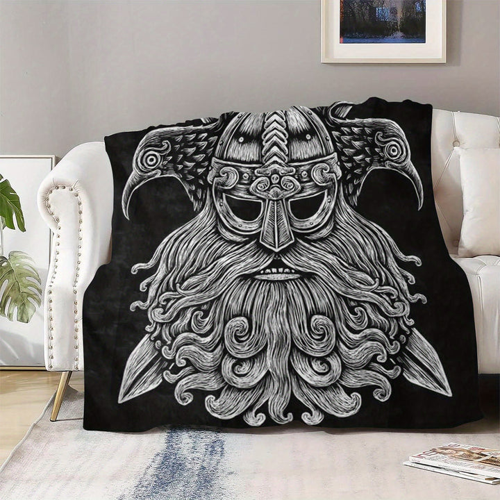 WorldNordische Wikinger-Kriegerdecke - Krieger - 264x228cm - image 0