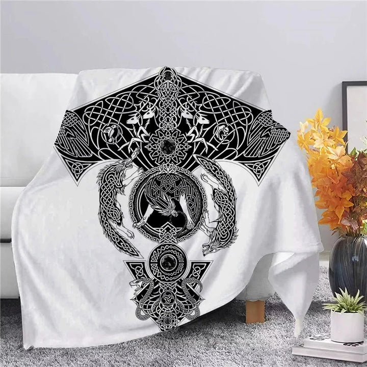 WorldNorse Keltischer Knoten Krieger Decke