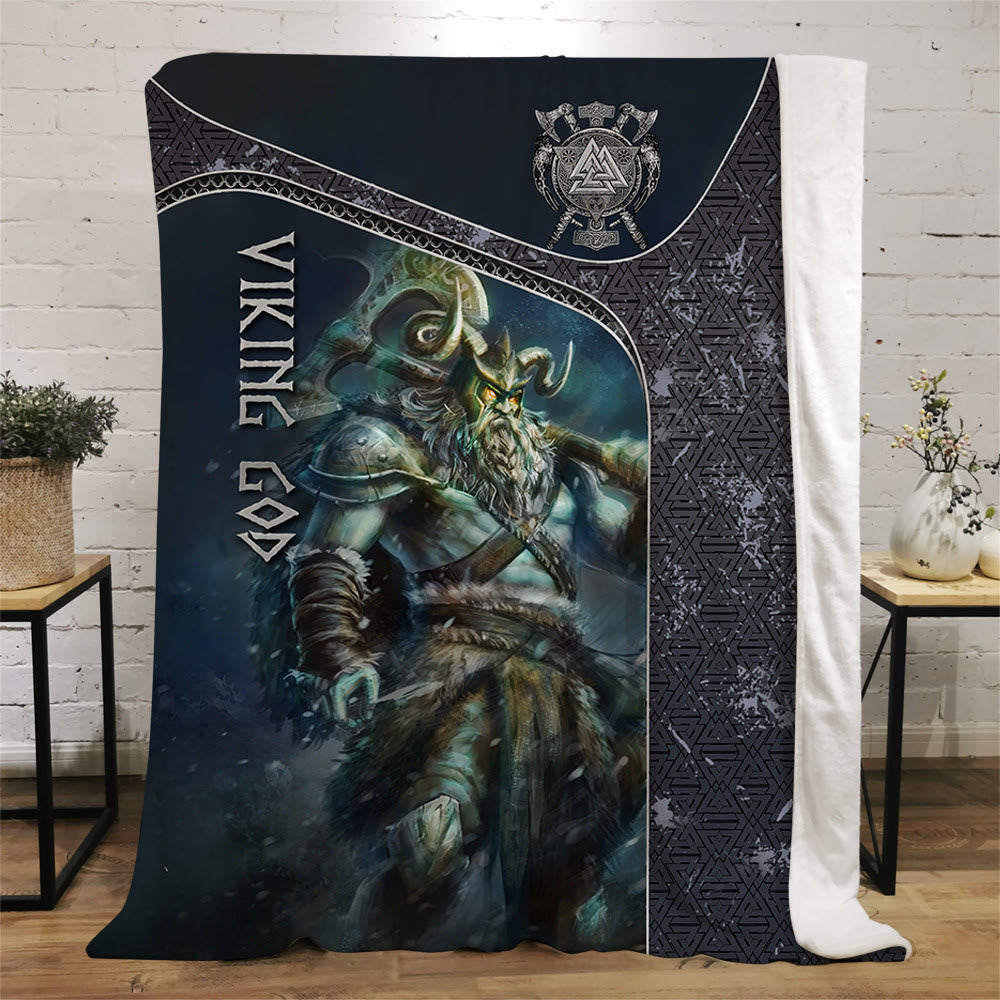 WorldNorse Keltischer Knoten Krieger Decke - Valknut , Wikingergott - 264x228cm - image 10