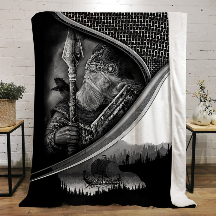 WorldNorse Keltischer Knoten Krieger Decke - Wikinger-Krieger - 264x228cm - image 6