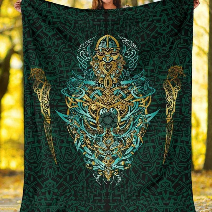WorldNorse Keltischer Knoten Krieger Decke