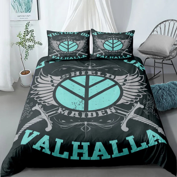 WorldNorse Valhalla Krieger-Bettwäscheset
