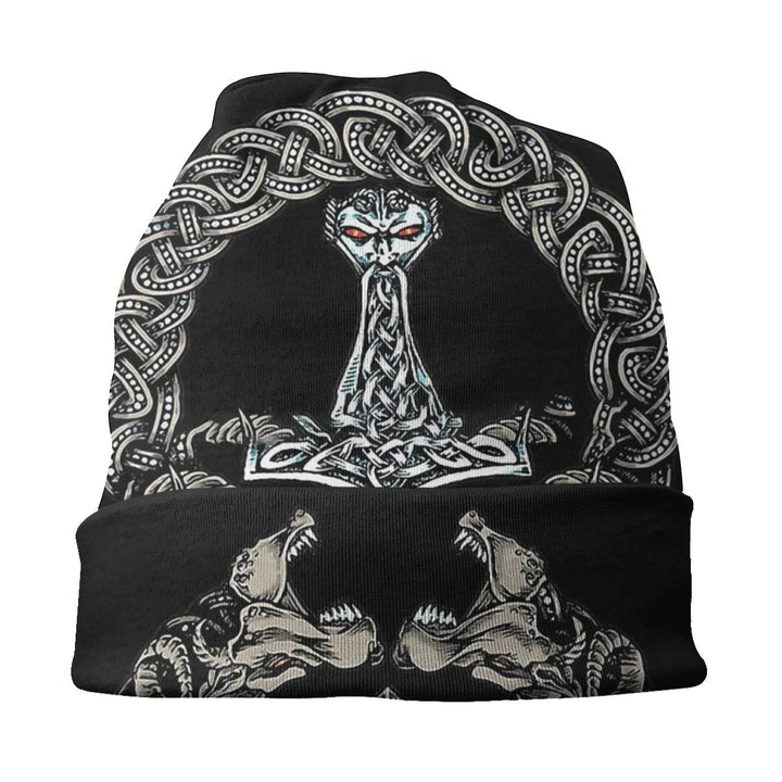 WorldNorse Thors Hammer Keltischer Knoten Beanie