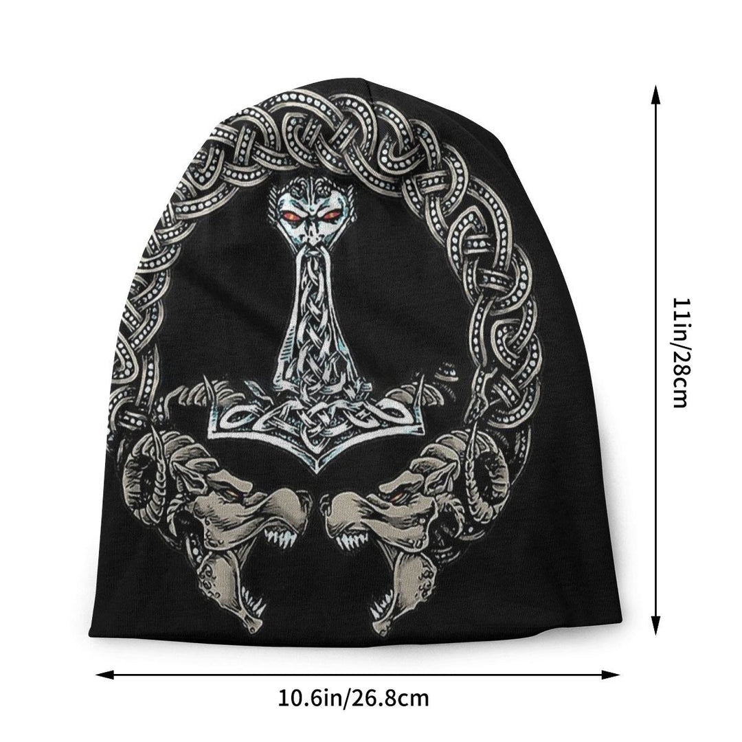 WorldNorse Thors Hammer Keltischer Knoten Beanie