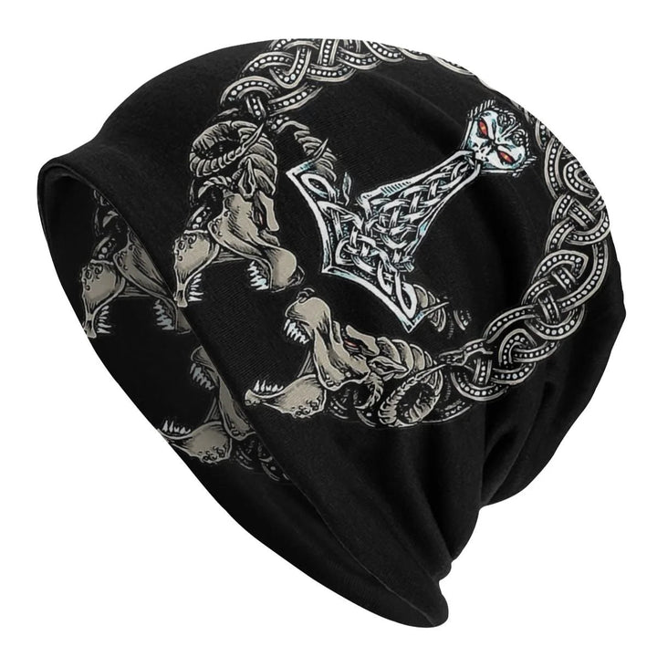 WorldNorse Thors Hammer Keltischer Knoten Beanie
