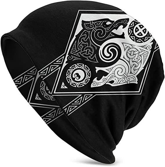 WorldNorse Wolves Keltische Gothic-Mütze