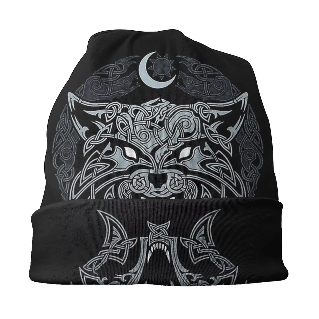 WorldNorse Wolves Keltische Gothic-Mütze