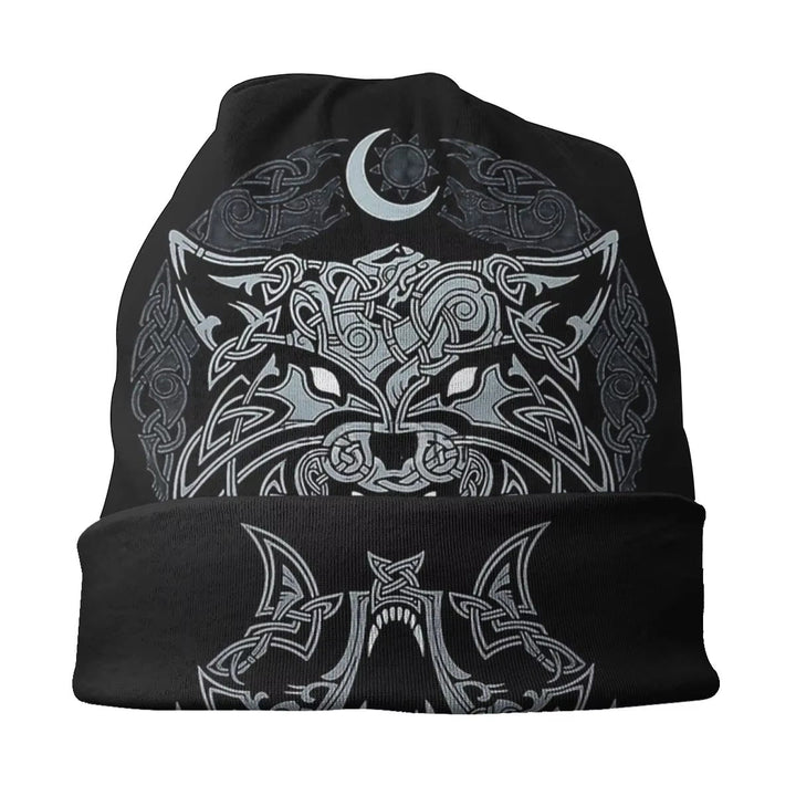 WorldNorse Wolves Keltische Gothic-Mütze
