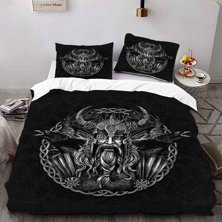 WorldNorse Wikinger- Rune Bettwäsche-Set