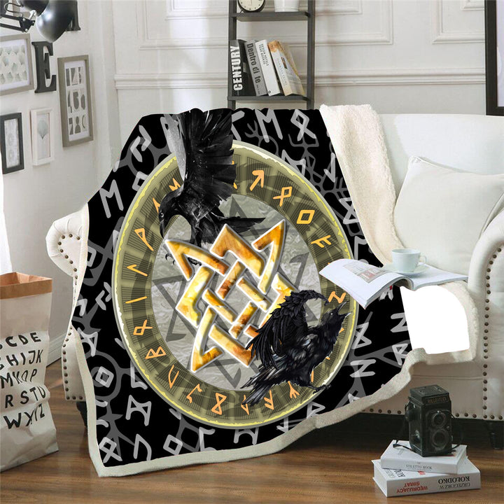 WorldNorse Mjölnir Raven - Raven + Keltischer Knoten - 264x228cm - image 5