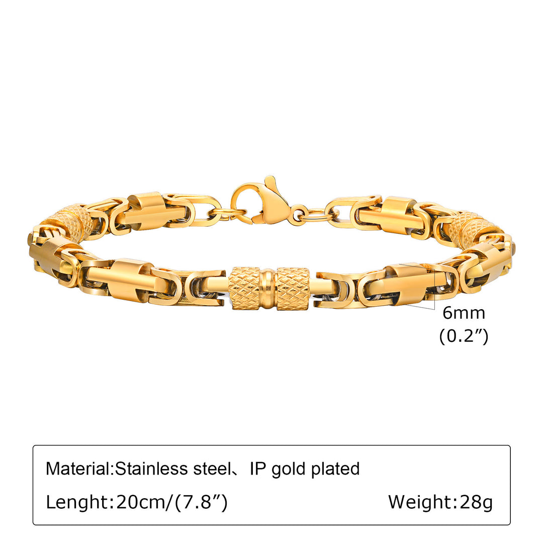 WorldNorse Link Edelstahlarmband
