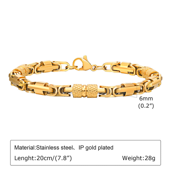 WorldNorse Link Edelstahlarmband