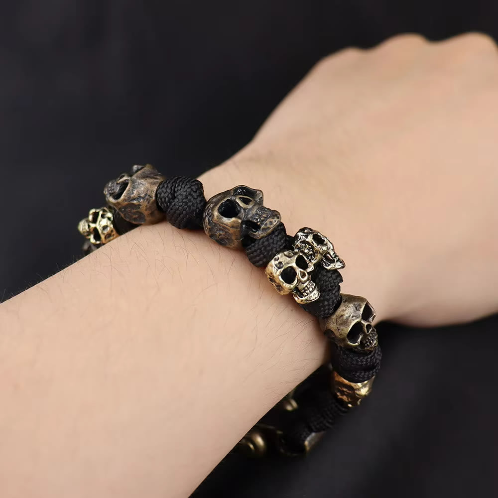 WorldNorse Totenkopf Paracord Armband