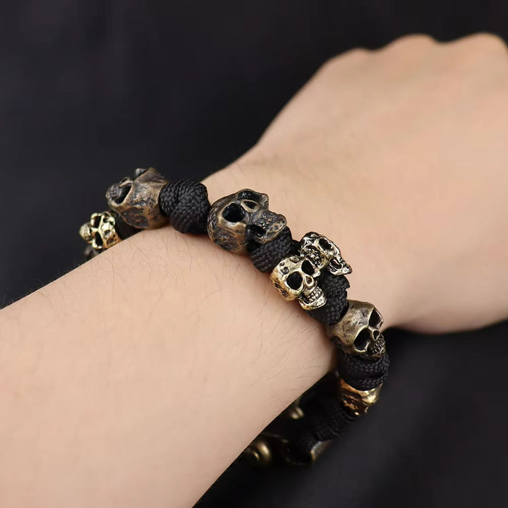 WorldNorse Totenkopf Paracord Armband