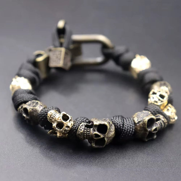WorldNorse Totenkopf Paracord Armband