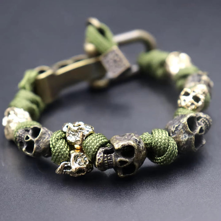 WorldNorse Totenkopf Paracord Armband