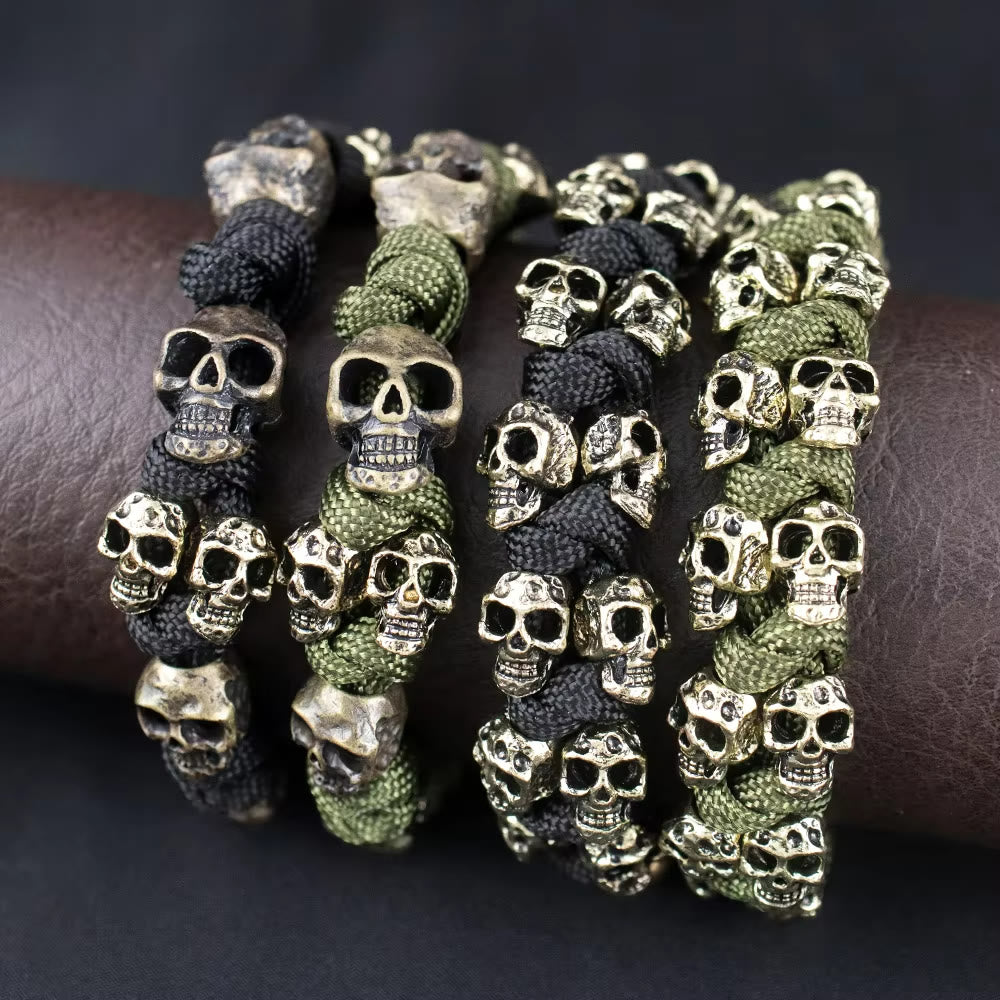 WorldNorse Totenkopf Paracord Armband
