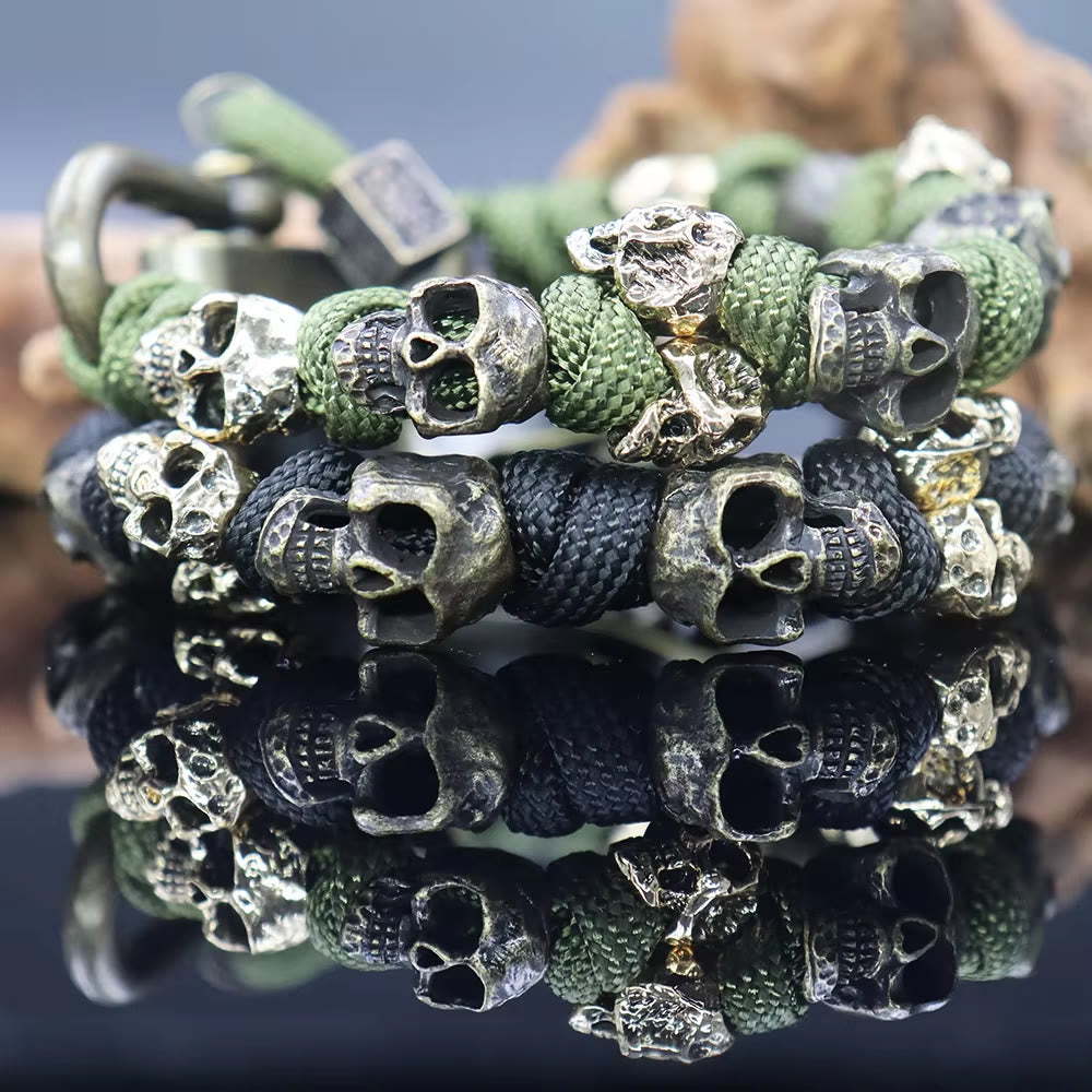 WorldNorse Totenkopf Paracord Armband