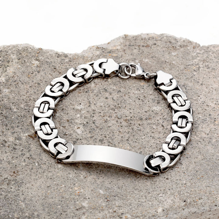 WorldNorse-Kettenarmband aus Edelstahl