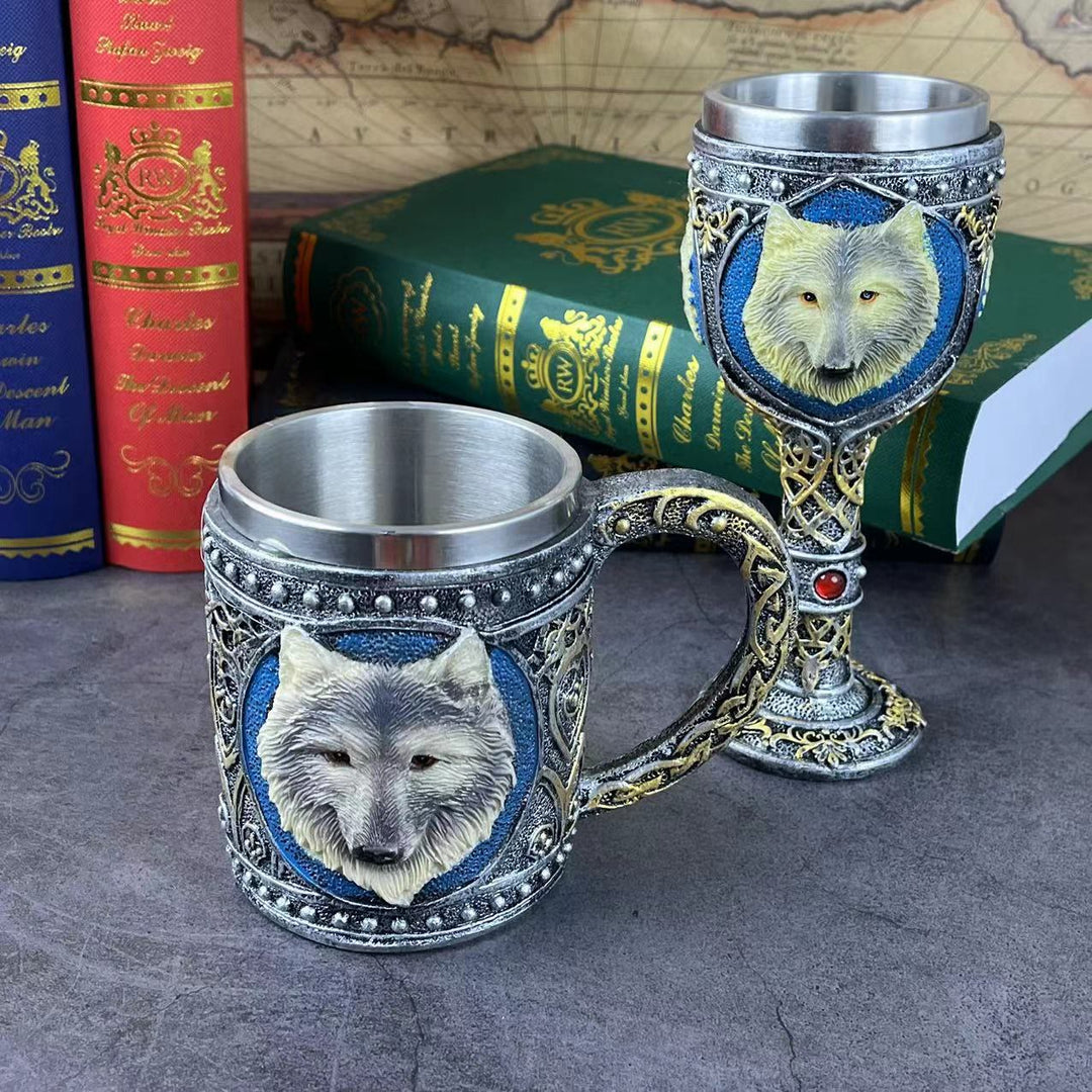 WorldNorse Wolf Keltische Tribal Tasse