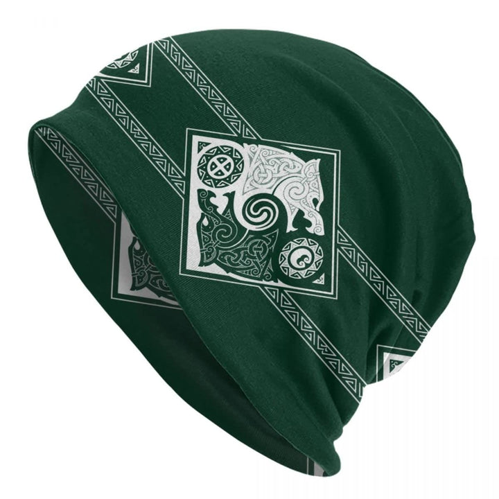WorldNorse Doppelwölfe Nordische Beanie