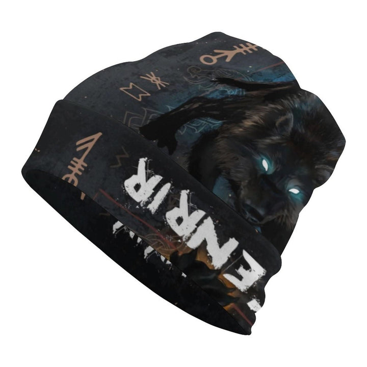 WorldNorse Fenrir mit Wikinger-Runen-Mütze