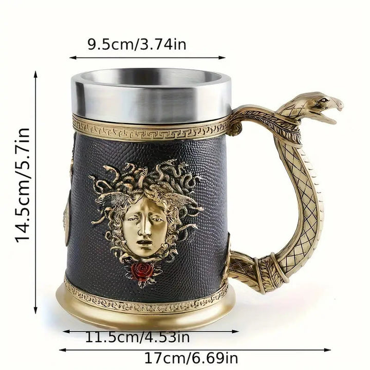 WorldNorse Medusa Serpent Tasse