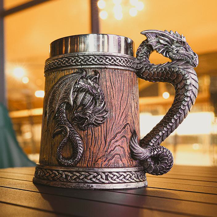WorldNordischer mythischer Drache Tasse