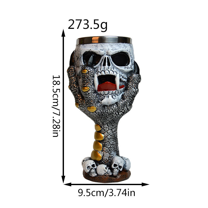 WorldNorse Skull Fantasy Kelch