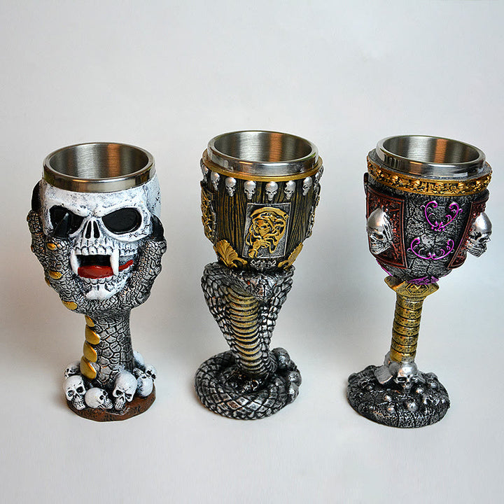 WorldNorse Skull Fantasy Kelch