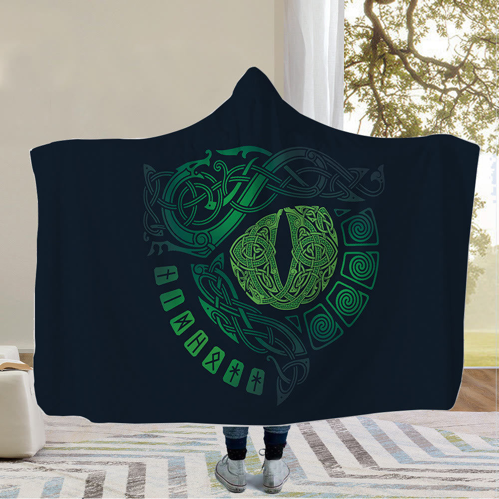 WorldNorse Wolves Rune Kapuzendecke - Keltischer Knoten - 150x200cm - image 4