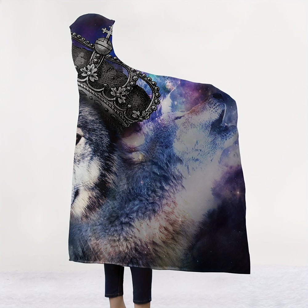 WorldNorse Crown Wolves Kapuzendecke - image 1