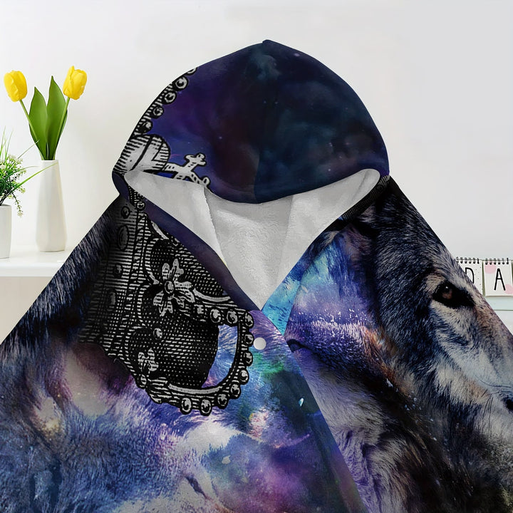 WorldNorse Crown Wolves Kapuzendecke - image 2