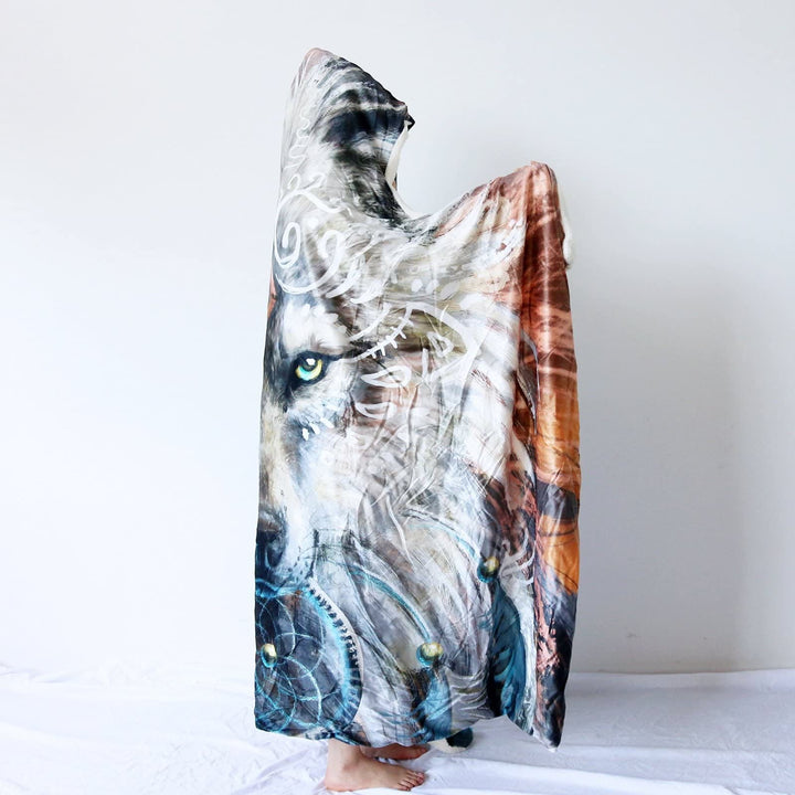 WorldNorse Moon Wolves Kapuzendecke - image 5