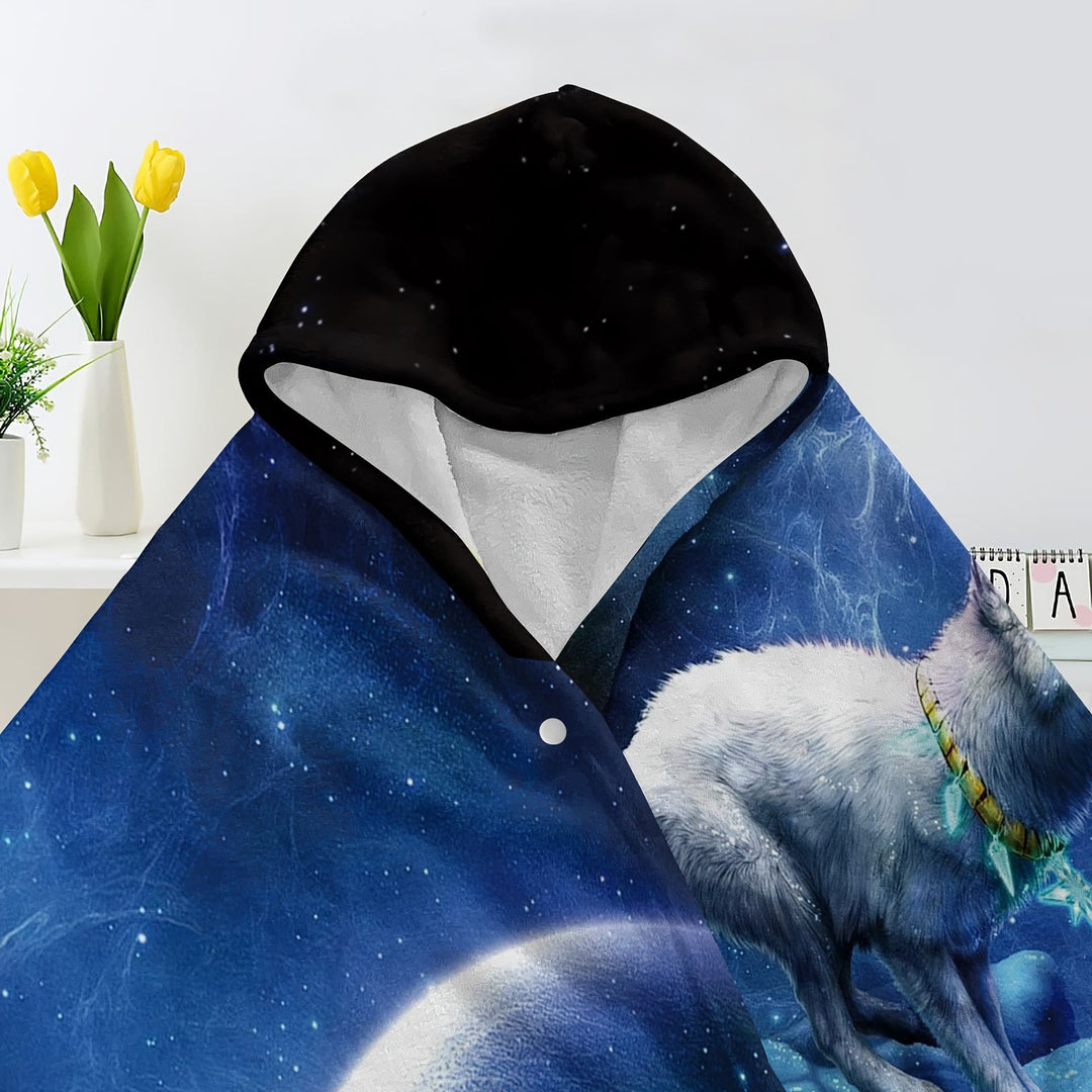 WorldNorse Aurora Wolves Kapuzendecke - image 2